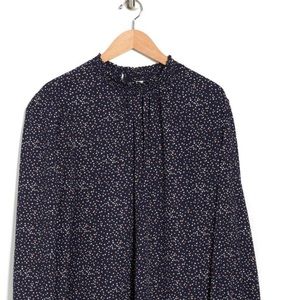 Never worn! Melloday Long Sleeve Mock Neck Blouse.